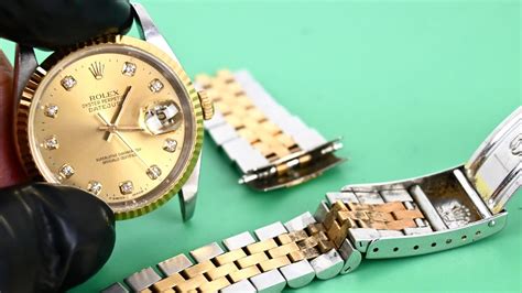 rolex gold tarnish|how to clean rolex bracelet.